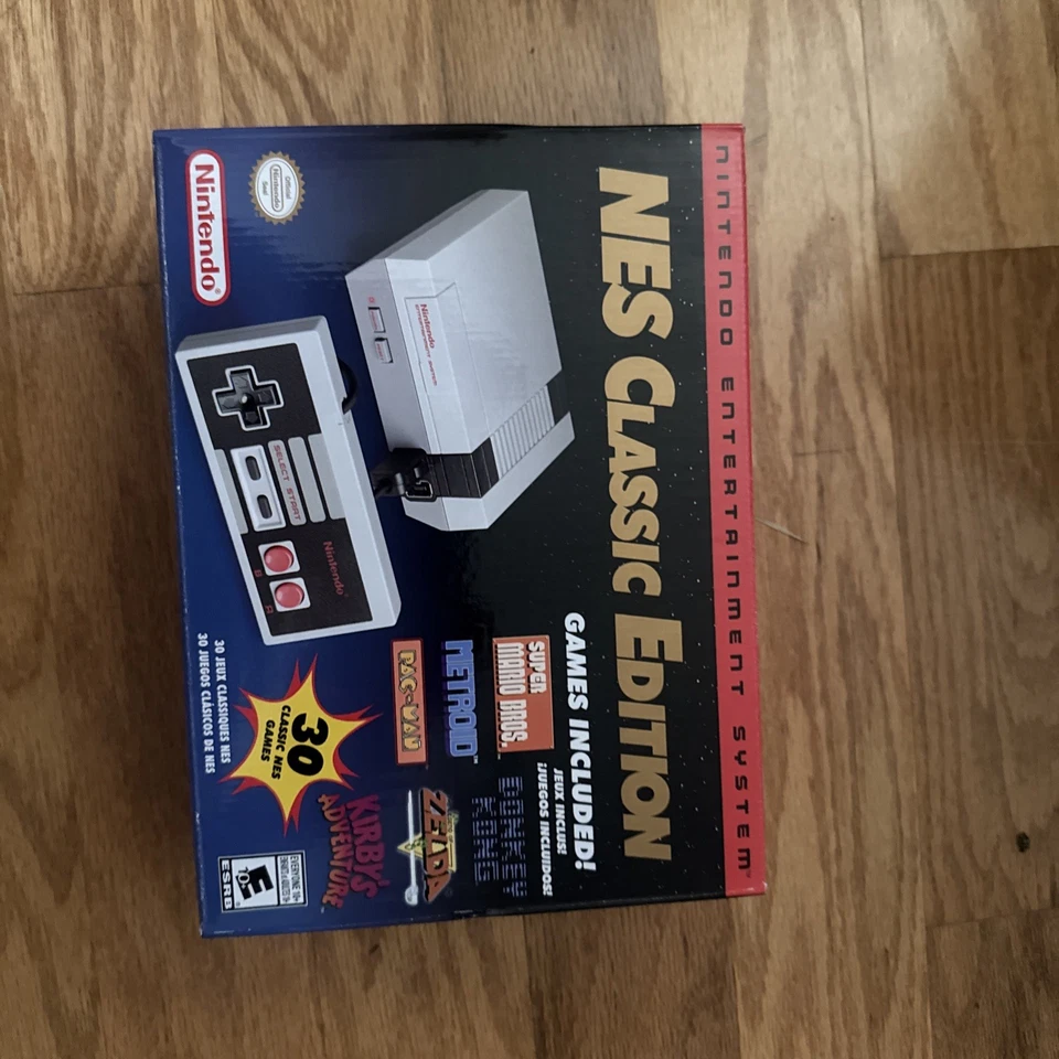 Mini consola de juegos original Nintendo NES Classic 2016 primera edición coleccionable Foto 1 de 2