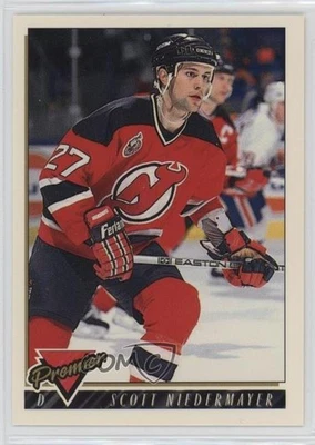 1993-94 Topps Premier Scott Niedermayer #470 HOF - Image 1 of 2