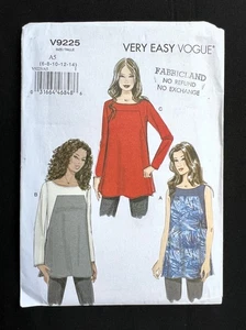 Vogue V9225 Misses Tunics-(3 Styles) Very Easy Sew 2016 Pattern size 6-14 Uncut - Picture 1 of 3