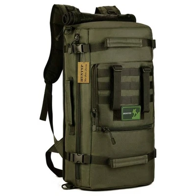 Mochila táctica militar de 3 vías 50L de nailon grande Molle mochila bolsa de asalto Foto 1 de 4
