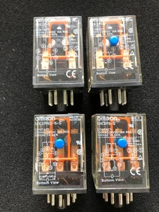 x4 OMRON GEMISCHTE TEILENUMMERN (SIEHE BESCHREIBUNG) LEISTUNGSRELAIS - Bild 1 von 6