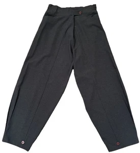 Koreanische Hose weites Bein lose verstellbar Freizeithose XL blau einzigartiges Laufbein - Bild 1 von 9