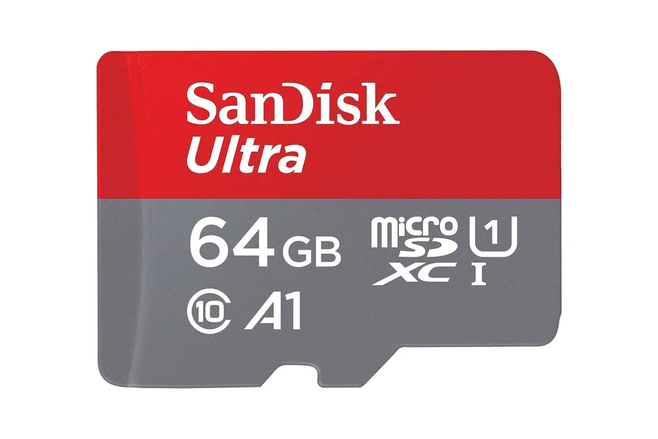 SanDisk Ultra 64 GB microSDXC UHS-I Card Mit Adapter 120 MB/S - Bild 1 von 1