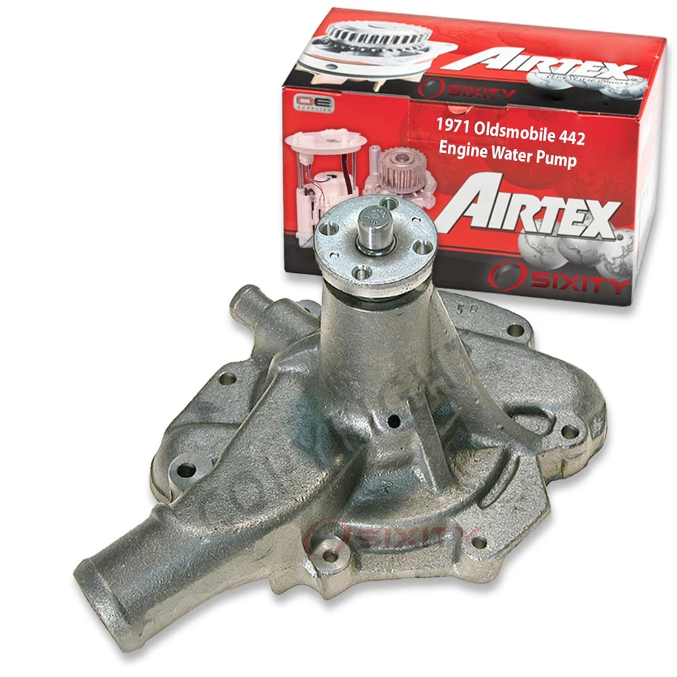 Airtex Engine Water Pump for 1971 Oldsmobile 442 7.5L V8 Coolant Antifreeze uh - Image 1 of 4