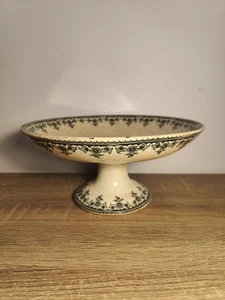 Altes Kompott Eisenerde H.B. & Cie Gagny - Steingut 19. Jh. - Blumendekor... - Bild 1 von 8