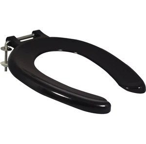 Asiento Wirquin CRESCENT JUNIOR solo con bisagra de acero inoxidable - negro SCJ53BL - Imagen 1 de 4