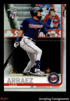 2019 Topps Chrome Update Refractors #45 Luis Arraez RC ROOKIE 037/250 TWINS - Image 1 of 2