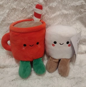 Hallmark Better Together Magnetic Plush Hot Cocoa & Marshmallow Medium Size NWT - Picture 1 of 4