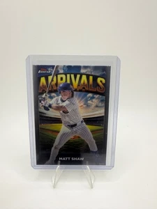 Matt Shaw 2025 Topps Finest Rookie Arrivals #A-29 Chicago Cubs RC - Picture 1 of 2