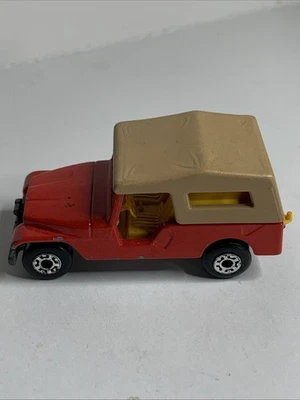 Vintage 1977 Lesney Matchbox Superfast No 53 Red Jeep CJ6 Made In England - Image 1 of 4