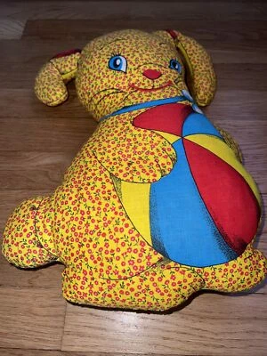 Vintage Honey The Bunny Craft Fabric Panel Cut N Sew Pillow Toy Finished Product - Image 1 of 4