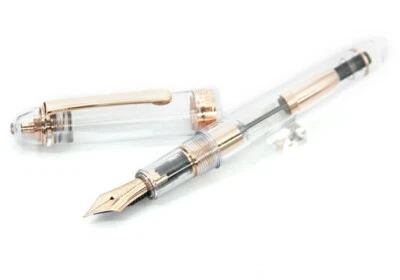 Pluma Estilográfica NAGASAWA Original CENSKE Platino #3776 Siglo Oro Rosa Limitada Foto 1 de 4