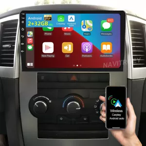 For Jeep Grand Cherokee 2005-2010 10.1" Apple CarPlay Car Radio Stereo GPS Navi - Picture 1 of 21