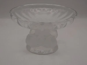 Attraktive französische Lalique Klarglas Nogent Standschale - Vogelfuß - Bild 1 von 8