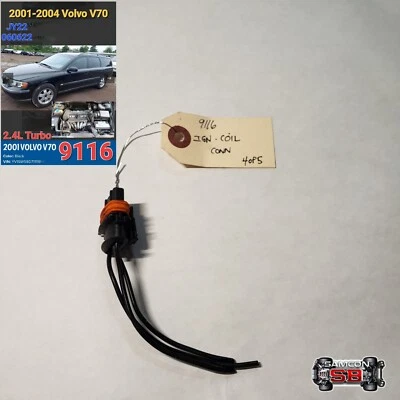 ⭐⭐CONECTOR BOBINA DE ENCENDIDO VOLVO V70 2001-2004 FABRICANTE ORIGINAL⭐⭐ Foto 1 de 2