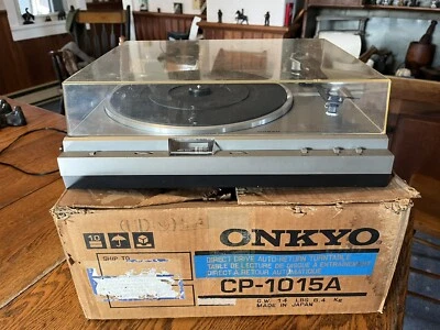 Tocadiscos Onkyo CP-1015A automático de accionamiento directo, como está Foto 1 de 4
