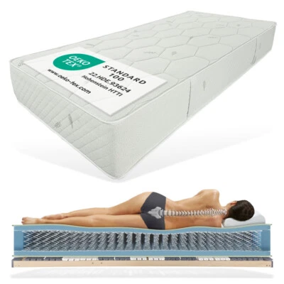 Boxspringmatratze H4 Fest Bandscheiben gerechte 🩺 Federkern Matratze Smaragd - Bild 1 von 4