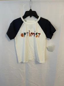 Open Edit Kids Short Sleeve Organic Cotton Optimist Shirt Size 7 New - Picture 1 of 2