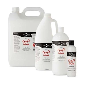 PVA GLUE - White (Non Toxic). GLOBAL COLOURS All-Purpose Professional Adhesive - Picture 1 of 8