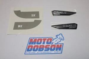 Ducati Scrambler Icon 97480101A , 97480102A Tank Decal Set - Picture 1 of 8