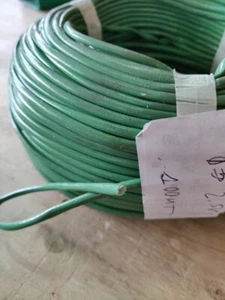 100 meters braided sheath fiberglass & silicone diameter 3mm GREEN 260°C 2500v - Picture 1 of 2