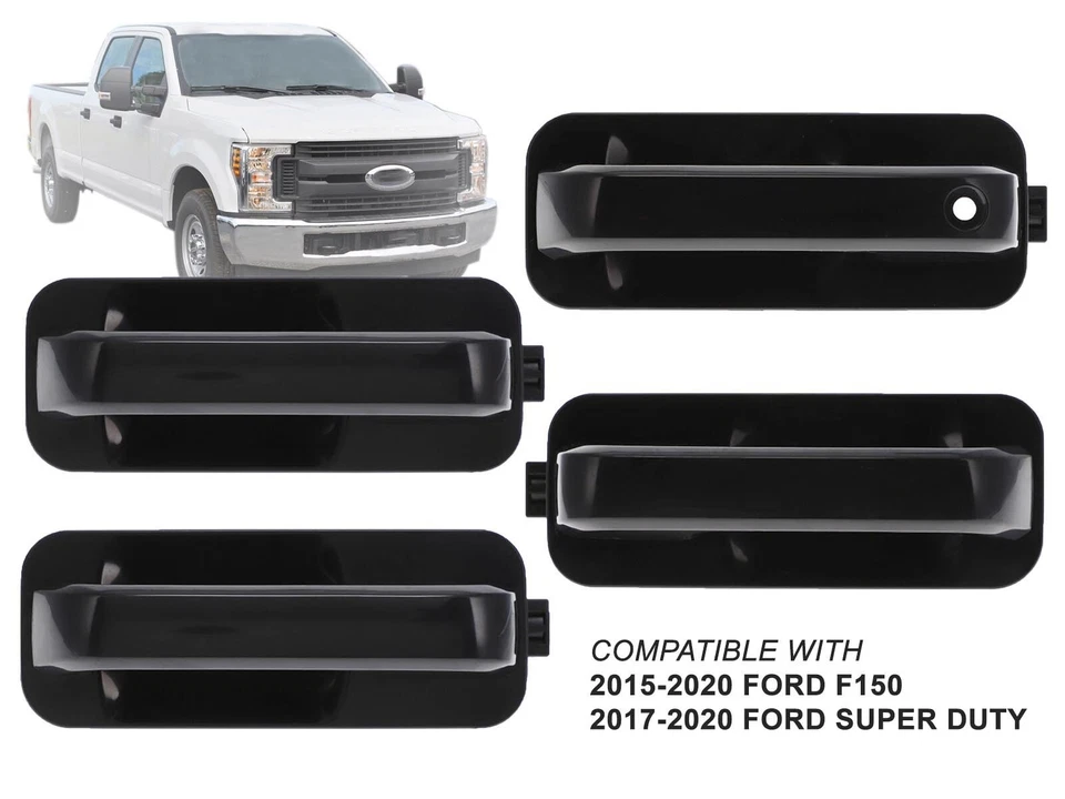 Juego de 4 camionetas Super Duty para manija de puerta exterior Ford 15 - 20 F150 17 - 20 Foto 1 de 4