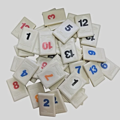 ELECCIÓN de azulejo de repuesto del juego original Rummikub 1997 Pressman Crafts Foto 1 de 4