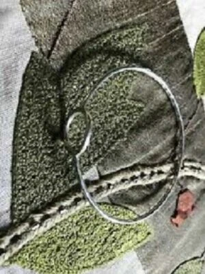 Brazalete Silpada B3013 Karma círculo abierto plata de ley 925 martillado  Foto 1 de 4