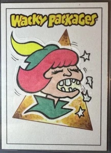 2023 Wacky Packages ALL NEW SERIES SKETCH CARD CHARACTER PETER PAIN by CHENDUZ - Picture 1 of 2