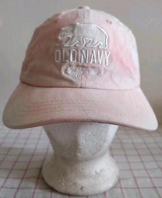 Antigua gorra azul marino tie dye California Bear sombrero rosa verde para mujer bordado ajustable Foto 1 de 4