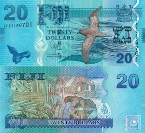 Fiji 20 Dollars (2012) - Fiji Petrel Bird/p117, B528a UNC - Picture 1 of 3
