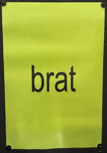 Cartel promocional Charli XCX - mocoso - 2024 Sweat Tour litografía plana 24" x 36" - Imagen 1 de 2