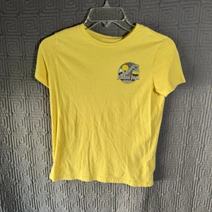 Old Navy T-Shirt Jungen Größe Medium 8 gelb Jurassic Park Kurzarm - Bild 1 von 7