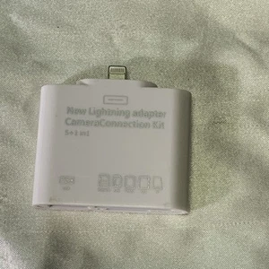 Camera Connection Kit 5+1 in 1 Memory Card Reader iPhone, iPad Lightning Style - Picture 1 of 6