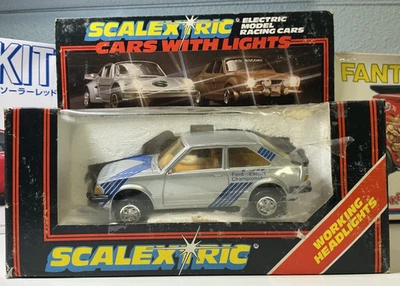 Scalextric FORD ESCORT XR3I Con luces Con caja Exin Slot Car Fly Carrera Ninco - Imagen 1 de 4