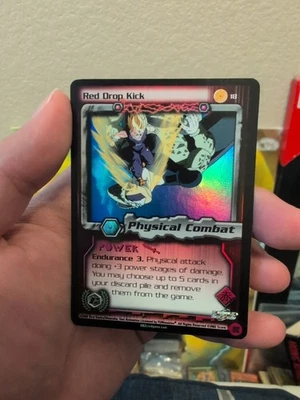DBZ CCG DRAGON BALL Z RED DROP KICK #18 LIMITED FOIL CELL GAMES SAGA PACK FRESH - Image 1 of 2