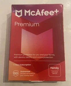 McAfee+ Premium 2024 Family Online Security & Privacy Protection 0164 New Sealed - Picture 1 of 5