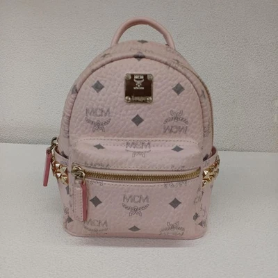 MCM Model Number: Pink Condition Backpack - Image 1 of 4