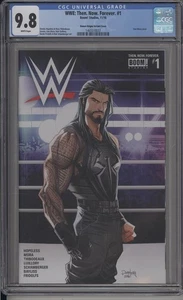 WWE: THEN. NOW. FOREVER. #1 – CGC 9.8 NM/M – DAN MORA ROMAN REIGNS VARIANT - Picture 1 of 2