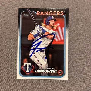 TRAVIS JANKOWSKI Signed Autographed 2024 Topps Update Series Card Rangers #US190 - Picture 1 of 1