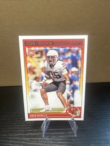 Jaden Hicks Rookie RC 2024 Panini Score Football Card #362 Kansas City Chiefs - Bild 1 von 2