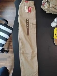 Levi's Youth Boy's Drawstring Waistband Tapered Leg Twill Cargo Pockets Pant 16 - Picture 1 of 9