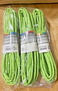 Lime Green Creative Twist Paper Cord 6 Yards Craft Twists Ribbon buy by lot 3pcs - Picture 1 of 3