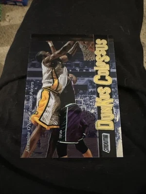 2001-02 Stadium Club JERMAINE O'NEAL Dunkus Colossus Inserto #DC14 Pacers Foto 1 de 2
