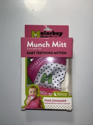 Malarkey Munch Mitt Baby Teething Mitten - Purple - Image 1 of 4