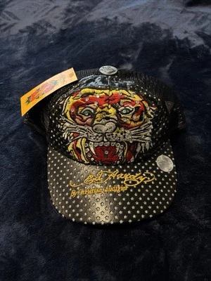 Black Ed Hardy TIGER CAP by Christian Audigier NWT - Image 1 of 4