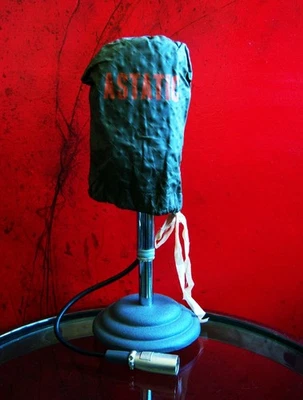 Vintage RARE 1940's Astatic WR20 dual crystal microphone w accessories WR40 # 5 - Image 1 of 4