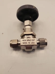 Parker 4Z(A)-np6lr-ssp Needle Valve  - Picture 1 of 3