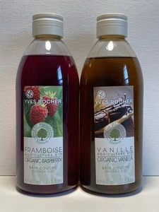 Yves Rocher Duo Organic Raspberry & Vanilla Shower Gel 13.5oz With Pumps NOS - Picture 1 of 4