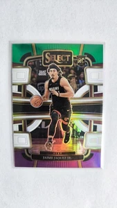 2023-24 NBA Panini Select Jaime Jaquez Concourse Green/White/Purple #100 RC - Picture 1 of 1
